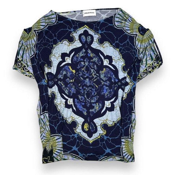 Emilio‎ Pucci Bat Wing Sleeve Blouse Womens 6 - Picture 4 of 12